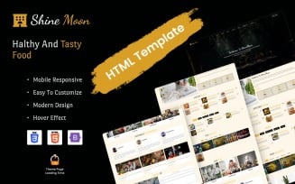 Shinemoon - Resturant HTML Template Landing Page Templates
