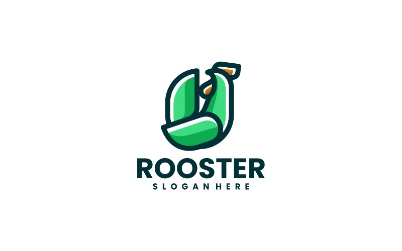 Rooster Simple Mascot Logo Vol.3 Logo Template