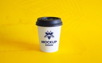 Realistic Coffee Cup Mockup