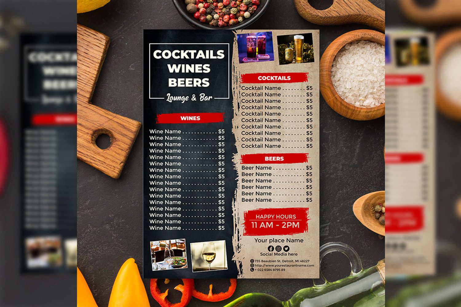 Kit Graphique #295525 Alcohol Bar Divers Modles Web - Logo template Preview