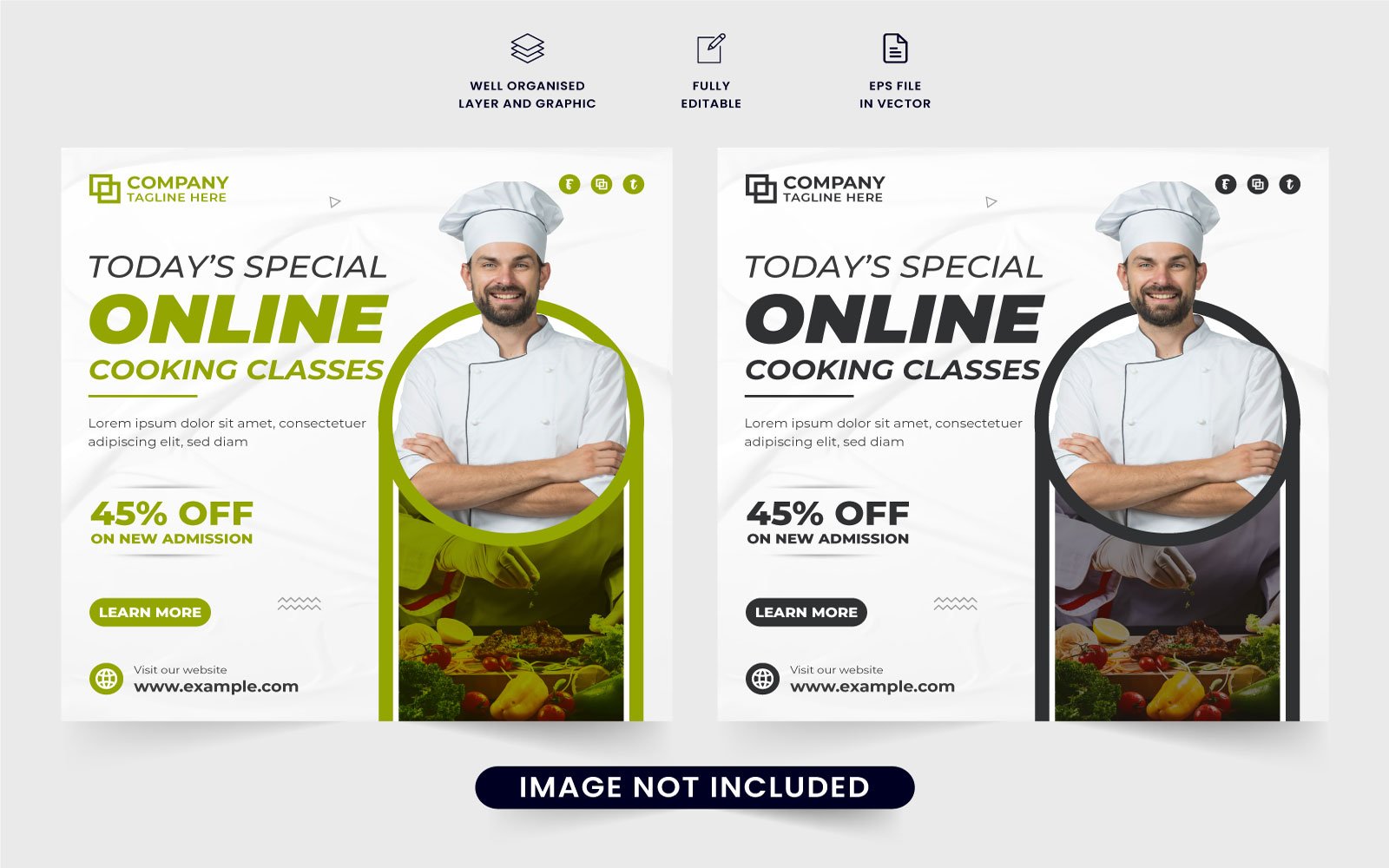 Kit Graphique #295528 Culinary Classe Divers Modles Web - Logo template Preview