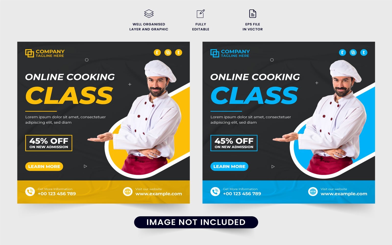 Kit Graphique #295529 Culinary Classe Divers Modles Web - Logo template Preview
