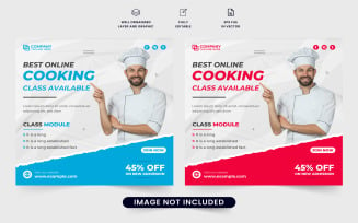 Chef training center poster design
