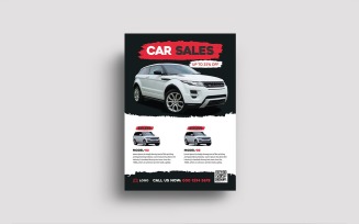 Modern Car Sale Flyer Poster Design