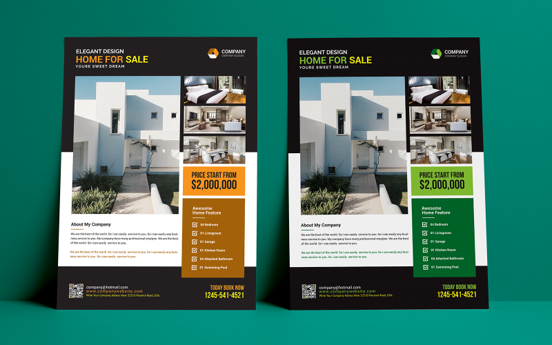 Real Estate Agency Business Flyer_Vol_020 Corporate Identity
