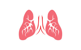 Human Lung Vector Image Template Vol 5
