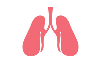 Human Lung Vector Image Template Vol 6