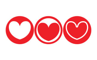 Love Vector Symbol Logo Design Template Vector V1