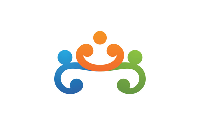 Family Care Symbol Vector Logo Design Logo Template