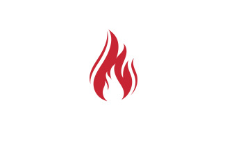 Fire Flame Vector Logo Hot Gas And Energy Symbol V14