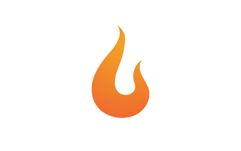 Fire Flame Vector Logo Hot Gas And Energy Symbol V15 Logo Template