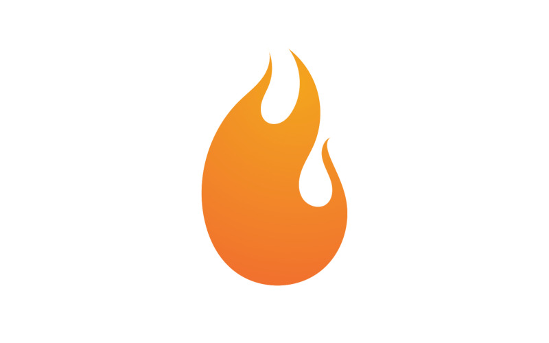 Fire Flame Vector Logo Hot Gas And Energy Symbol V19 Logo Template