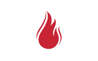 Fire Flame Vector Logo Hot Gas And Energy Symbol V25