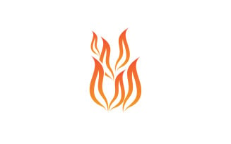 Fire Flame Vector Logo Hot Gas And Energy Symbol V28