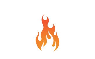 Fire Flame Vector Logo Hot Gas And Energy Symbol V29