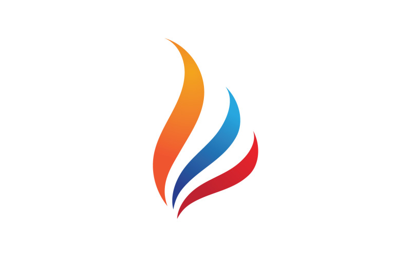 Fire Flame Vector Logo Hot Gas And Energy Symbol V33 Logo Template
