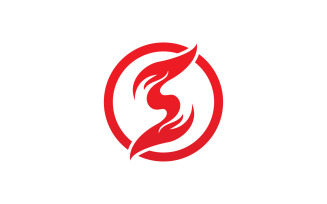 Fire Flame Vector Logo Hot Gas And Energy Symbol V37