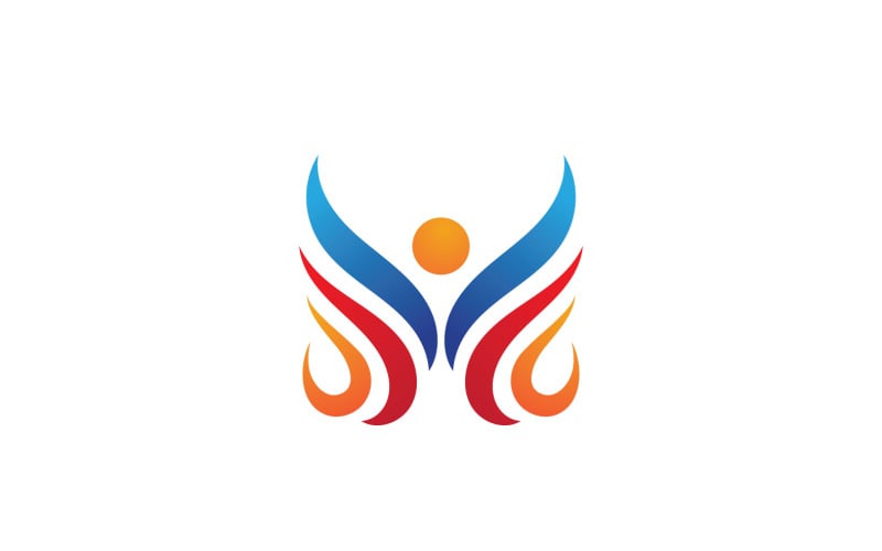 Fire Flame Vector Logo Hot Gas And Energy Symbol V42 Logo Template
