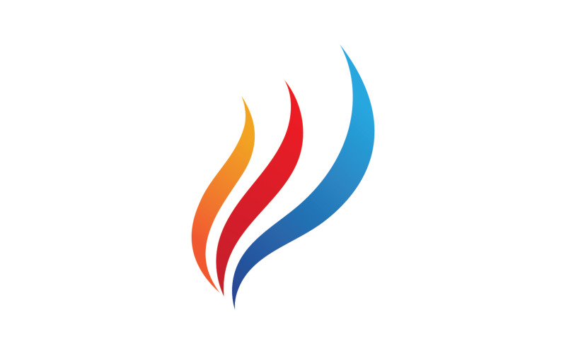 Fire Flame Vector Logo Hot Gas And Energy Symbol V9 Logo Template