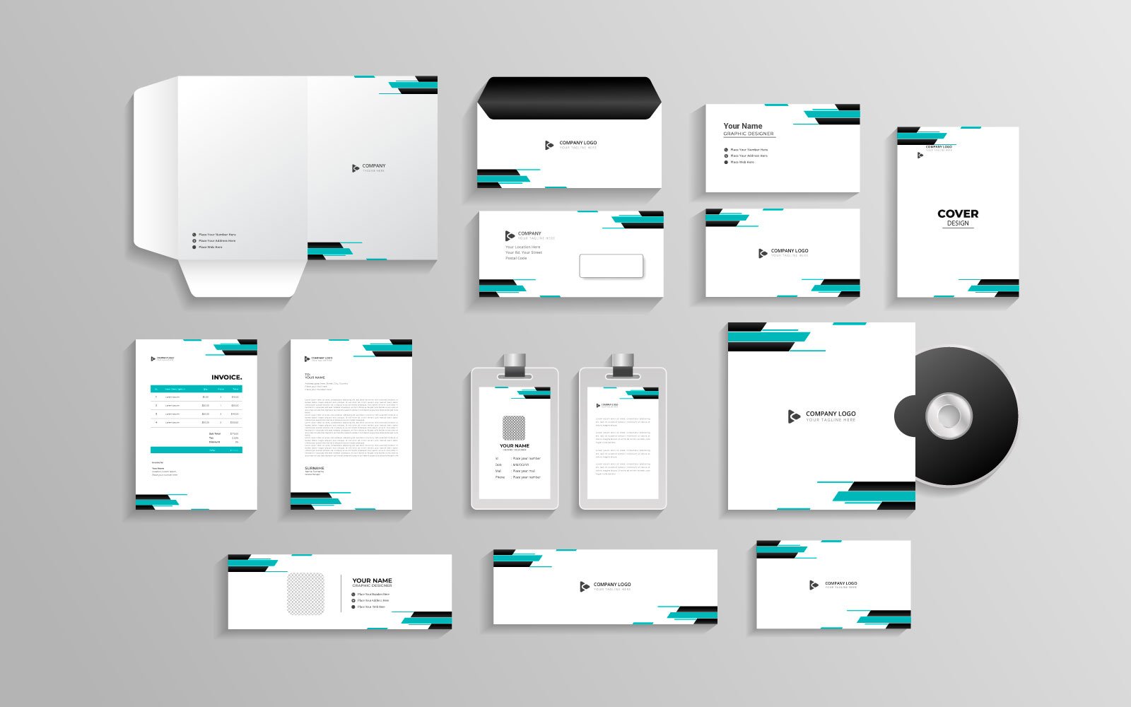 Kit Graphique #295896 Branding Identity Divers Modles Web - Logo template Preview