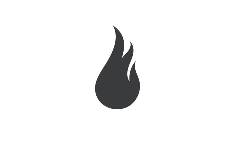 Fire Flame Vector Logo Hot Gas And Energy Symbol V24 Logo Template