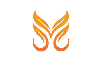 Fire Flame Vector Logo Hot Gas And Energy Symbol V50