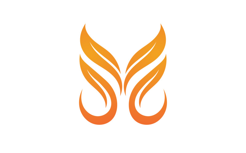 Fire Flame Vector Logo Hot Gas And Energy Symbol V50 Logo Template