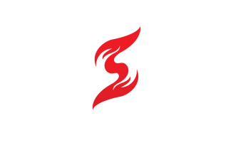 Fire Flame Vector Logo Hot Gas And Energy Symbol V63