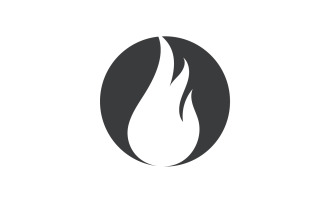Fire Flame Vector Logo Hot Gas And Energy Symbol V64