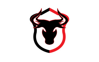Creative Angry Shield Bull Head Logo Design Symbol 39
