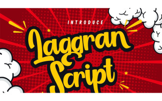 Laggran Playful Script Font