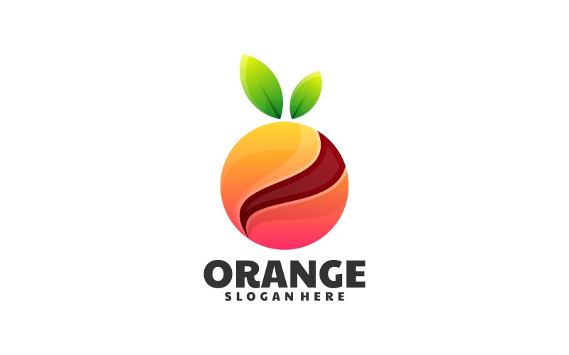 Orange Gradient Logo Style 3 Logo Template