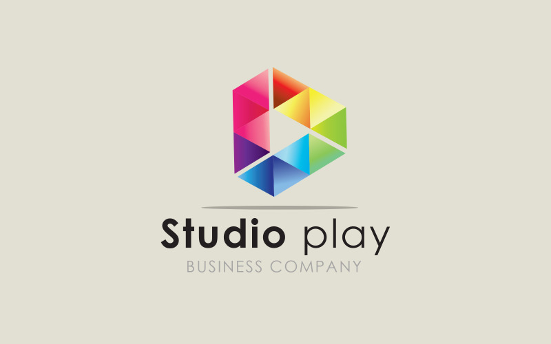 Professional Studio Play Logo Logo Template
