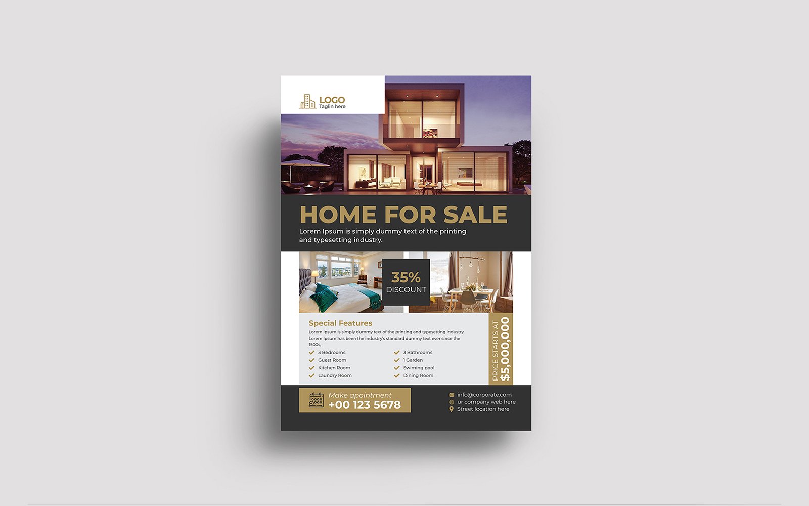 Template #296033 Real Estate Webdesign Template - Logo template Preview