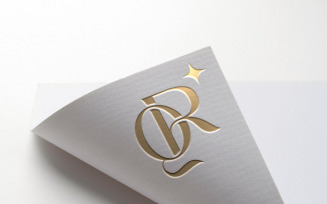 Floral Logo RQ Brand Design