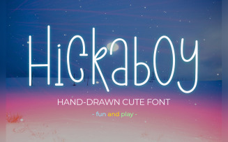 Hickaboy - Hand Drawn Fonts