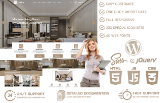 Intero - Interior Design & Architecture WordPress Theme
