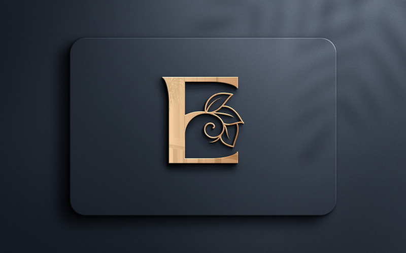 Letter E Monogram Beauty Logo Design Logo Template