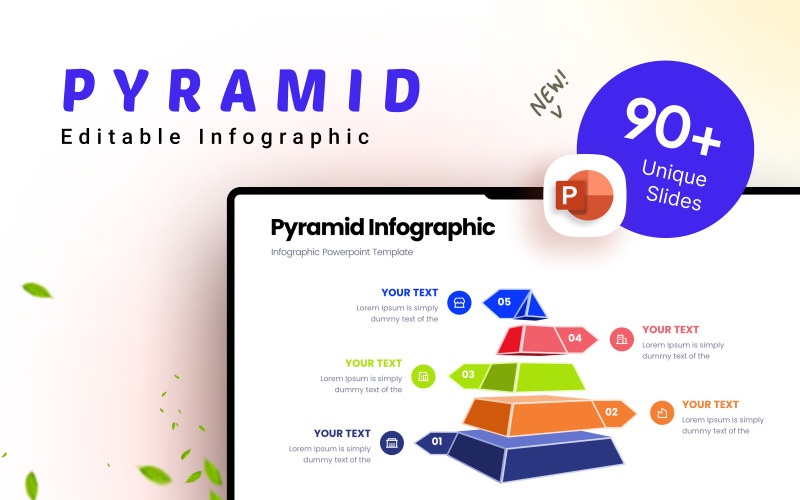 Pyramid Business Infographic Presentation Template PowerPoint Template