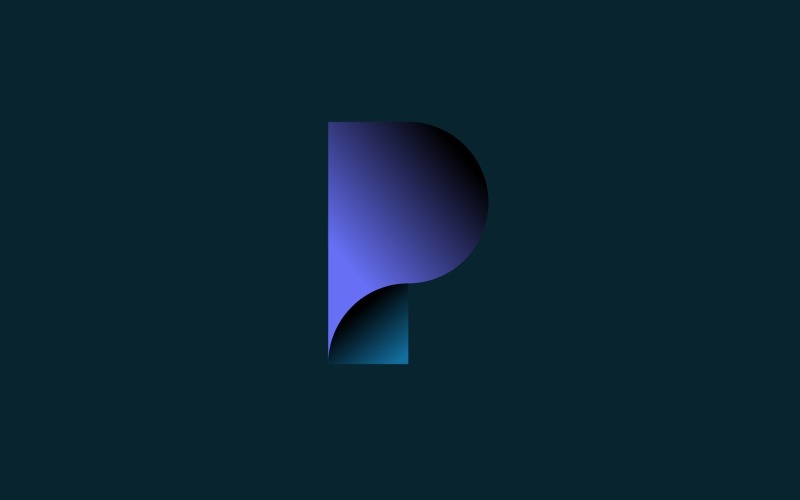 The Unique Modern Letter P Logo Logo Template