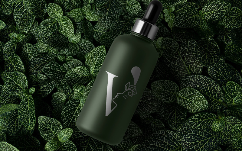 Beauty Face Women Logo Letter V Logo Template