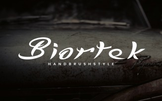 Biortek - Hand Brush Fonts