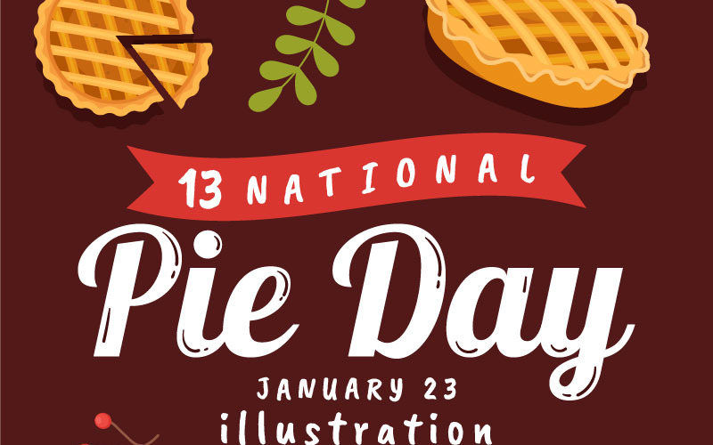 13 National Pie Day Illustration
