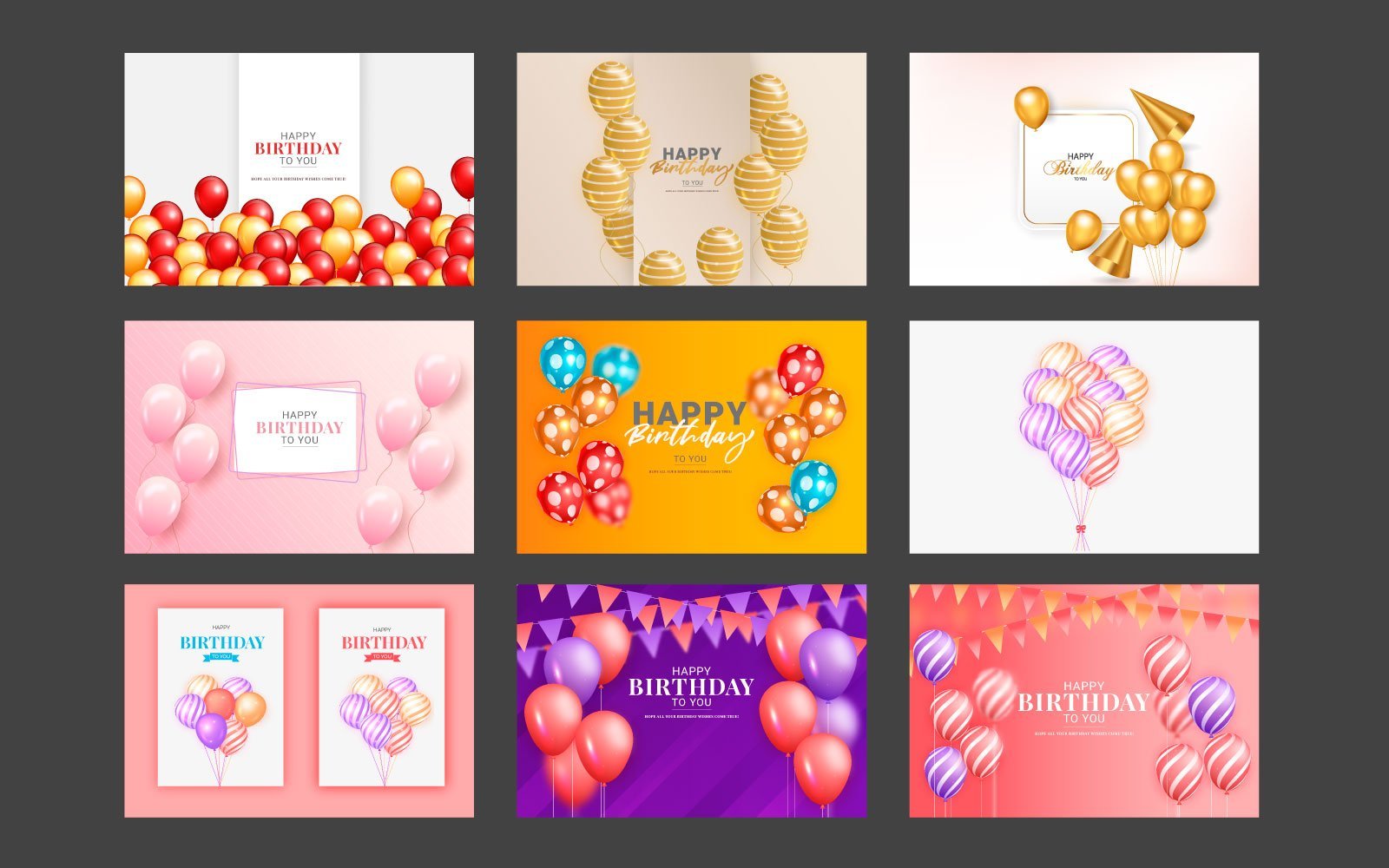 Kit Graphique #296242 Birthday Template Divers Modles Web - Logo template Preview