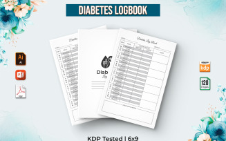 Daily Diabetes Log Book | KDP Interior Planner