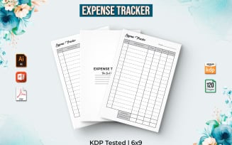Daily Expense Tracker Logbook Planner V-2 Free Download