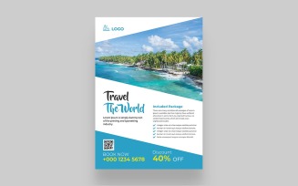 Modern Travel Flyer Poster Design