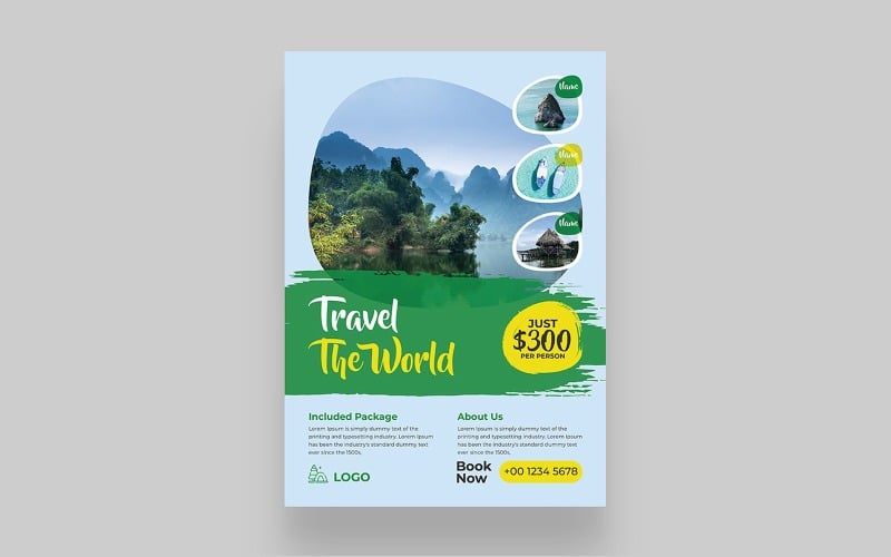 Travel Agency Flyer Design Corporate Identity