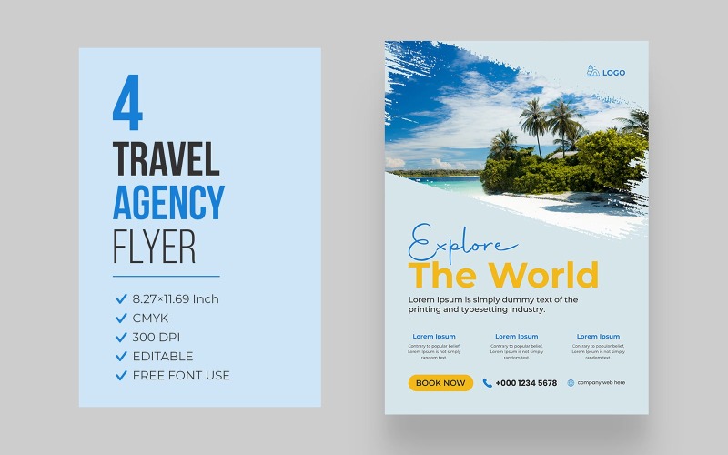 Travel Poster Template Bundle Corporate Identity