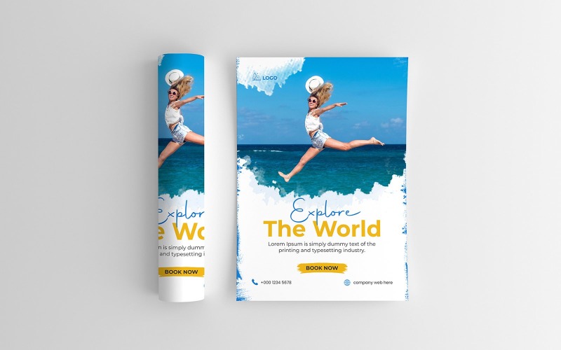 Travel Tour Poster Design Template Corporate Identity